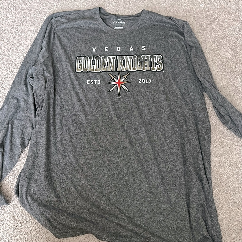 NWT Fanatics VGK long sleeve tee - 2XL